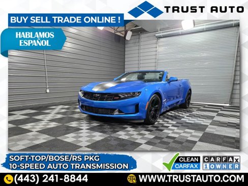 Used 2024 Chevrolet Camaro LT w/ RS Package image 1
