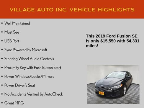 Used 2019 Ford Fusion SE image 7
