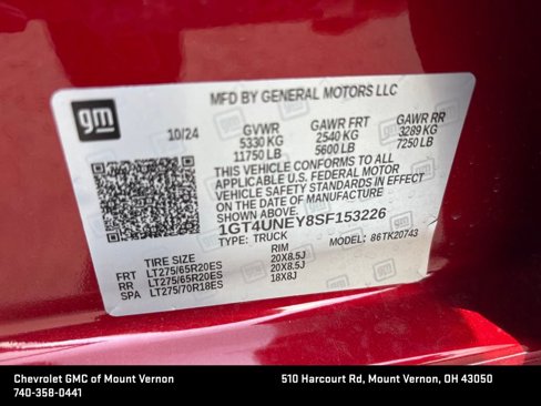 New 2025 GMC Sierra 2500 SLT w/ SLT Premium Package image 30