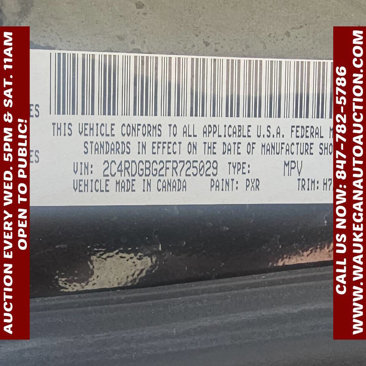 Used 2015 Dodge Grand Caravan SE w/ Quick Order Package 29E SE image 11