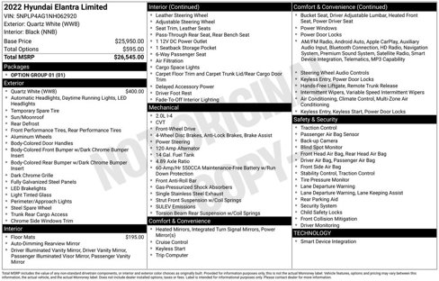 Used 2022 Hyundai Elantra Limited image 2