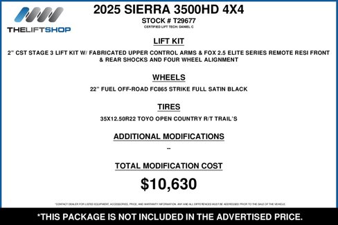 Used 2025 GMC Sierra 3500 Denali w/ Denali Reserve Package image 2