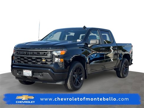 Used 2025 Chevrolet Silverado 1500 Custom w/ Turbomax Blackout Package image 1