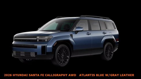 New 2026 Hyundai Santa Fe Calligraphy image 1