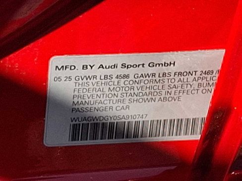 New 2025 Audi RS 3 image 18