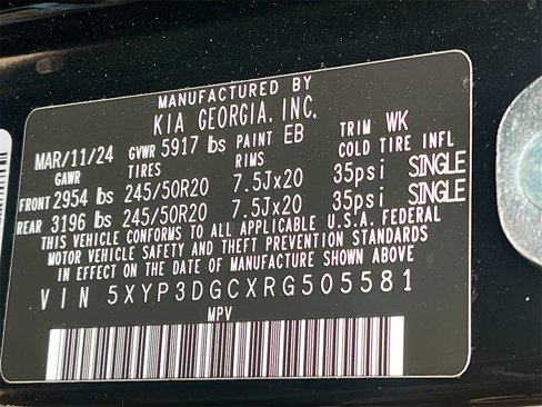 Used 2024 Kia Telluride EX w/ EX Captain's Chair Package image 35