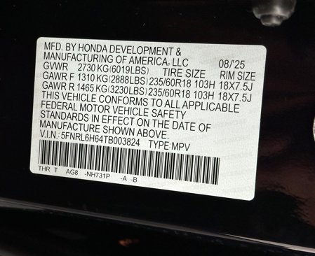New 2026 Honda Odyssey EX-L image 21