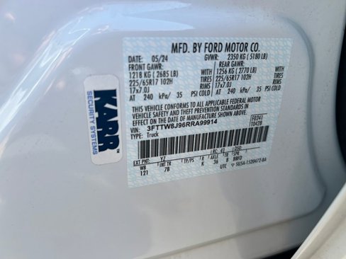 Used 2024 Ford Maverick XLT w/ Equipment Group 300A Standard image 34