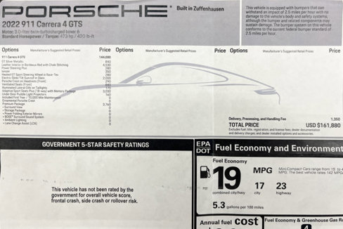 Used 2022 Porsche 911 Carrera 4 GTS image 12