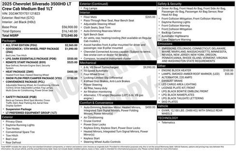 New 2025 Chevrolet Silverado 3500 LT w/ All Star Edition image 10