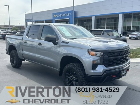 Certified 2024 Chevrolet Silverado 1500 Custom Trail Boss w/ LPO, Dark Essentials Package image 1