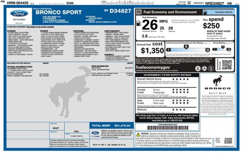 Used 2022 Ford Bronco Sport Big Bend image 7