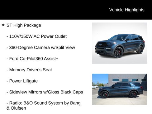 Certified 2024 Ford Explorer ST w/ Equipment Group 401A image 16