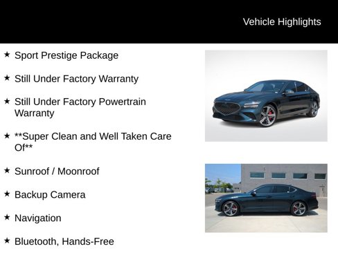 Used 2025 Genesis G70 3.3T Advanced w/ Sport Prestige Package image 6