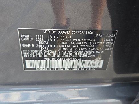 Certified 2024 Subaru Crosstrek 2.5i Sport image 7