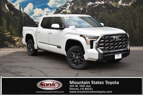 New 2026 Toyota Tundra Platinum image 1