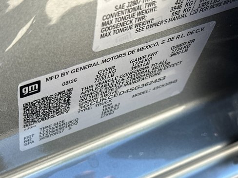 New 2025 Chevrolet Silverado 1500 Custom Trail Boss w/ LPO, Dark Essentials Package image 33