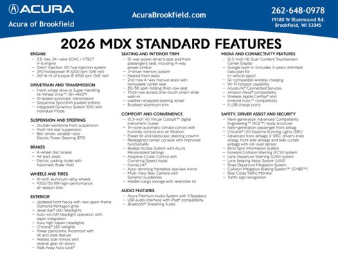 New 2026 Acura MDX w/ Advance Package image 4