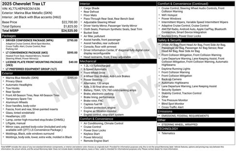 Used 2025 Chevrolet Trax LT w/ Driver Confidence Package image 2