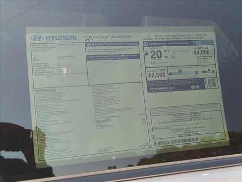 New 2026 Hyundai Palisade Calligraphy image 17