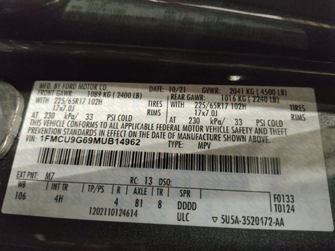 Used 2021 Ford Escape SE w/ Convenience Package image 33