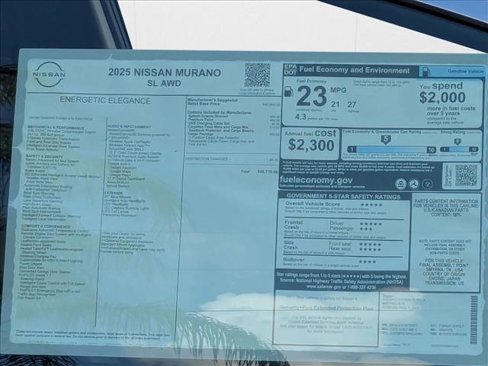 New 2025 Nissan Murano SL image 16
