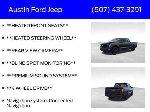 New 2025 Ford F150 Platinum w/ Equipment Group 702A High image 5
