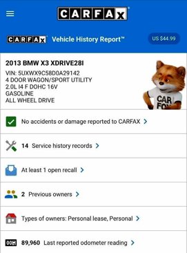 Used 2013 BMW X3 xDrive28i image 3