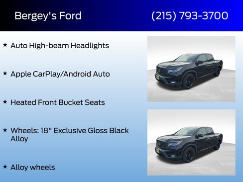 Used 2023 Honda Ridgeline Black Edition image 8