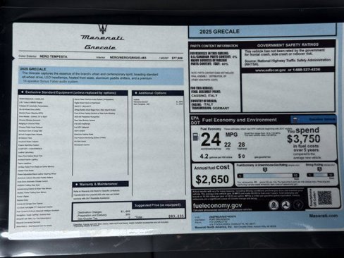 New 2025 Maserati Grecale GT image 35