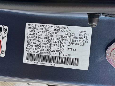 New 2026 Honda Odyssey EX-L image 27