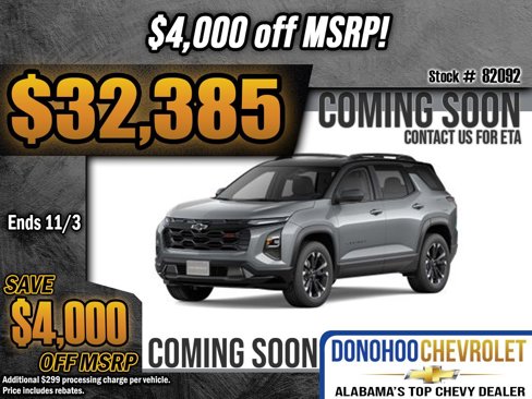 New 2026 Chevrolet Equinox RS w/ Convenience Package III image 1