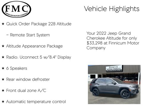 Used 2022 Jeep Grand Cherokee Altitude image 21