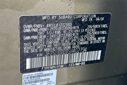 Certified 2025 Subaru Forester Touring image 35