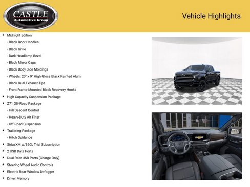 New 2026 Chevrolet Silverado 1500 High Country w/ Midnight Edition image 16