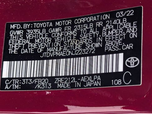 Used 2022 Toyota Corolla LE w/ LE Convenience Package image 15