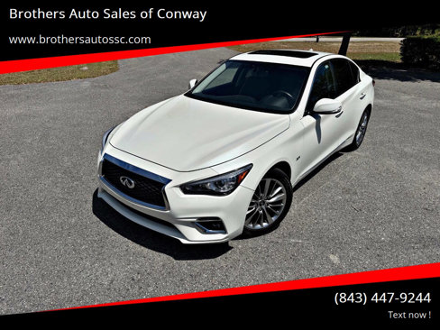 Used 2018 INFINITI Q50 Luxe w/ Essential Package (3.0T Luxe) image 1