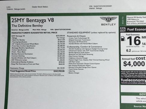 New 2025 Bentley Bentayga image 64