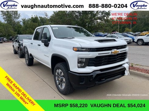 New 2026 Chevrolet Silverado 2500 Custom w/ Custom Value Package image 1