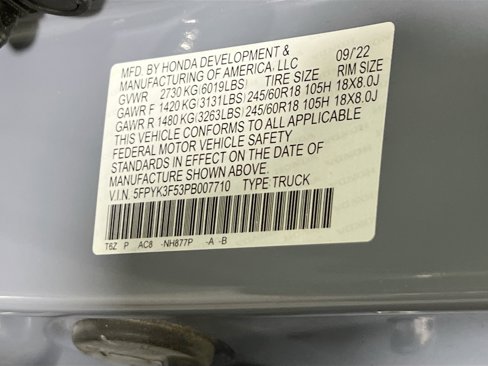 Used 2023 Honda Ridgeline RTL image 31