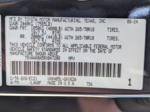 Used 2024 Toyota Sequoia SR5 image 55
