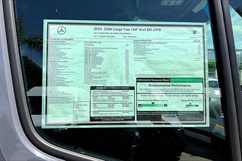 New 2025 Mercedes-Benz Sprinter 2500 image 19