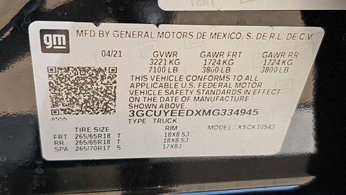Certified 2021 Chevrolet Silverado 1500 RST image 35