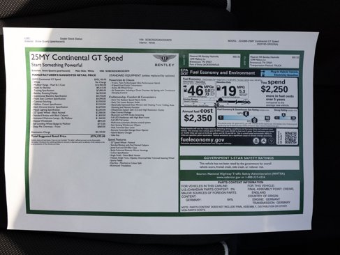 New 2025 Bentley Continental GT Speed image 52