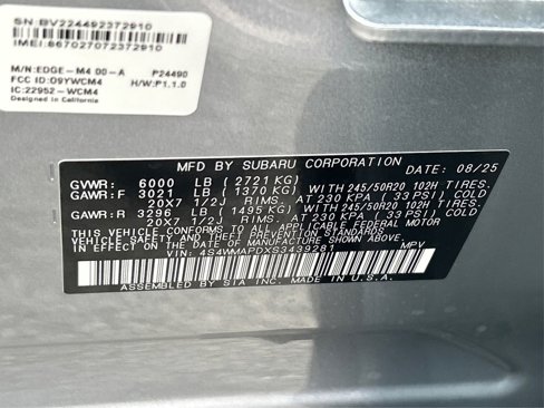 New 2025 Subaru Ascent Limited image 18