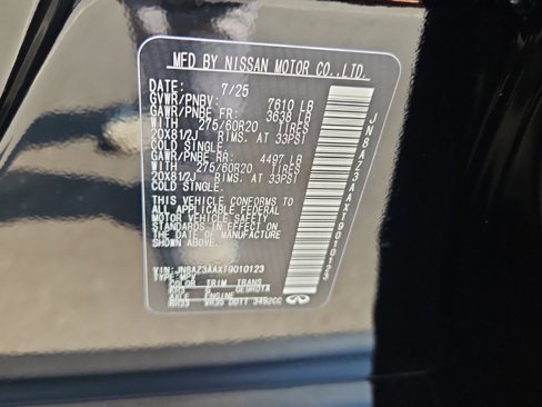 New 2026 INFINITI QX80 Pure w/ Cargo Package image 26