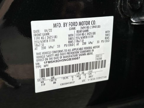 Used 2022 Ford Explorer XLT image 31