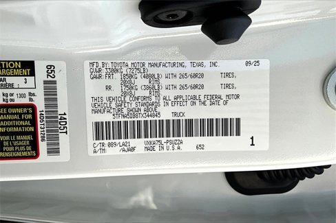 New 2026 Toyota Tundra Platinum image 13