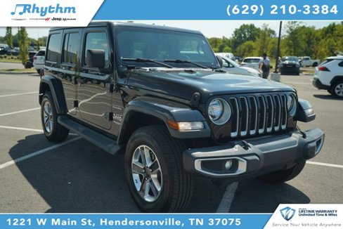 Used 2020 Jeep Wrangler Unlimited Sahara image 1