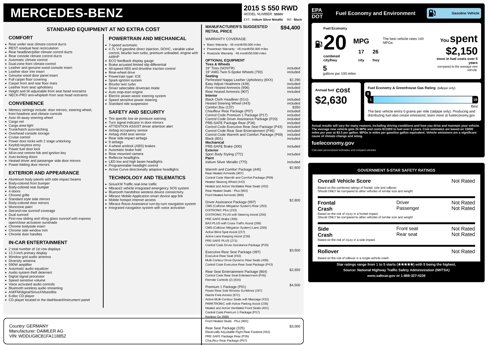 Used 2015 Mercedes-Benz S 550 Sedan image 49